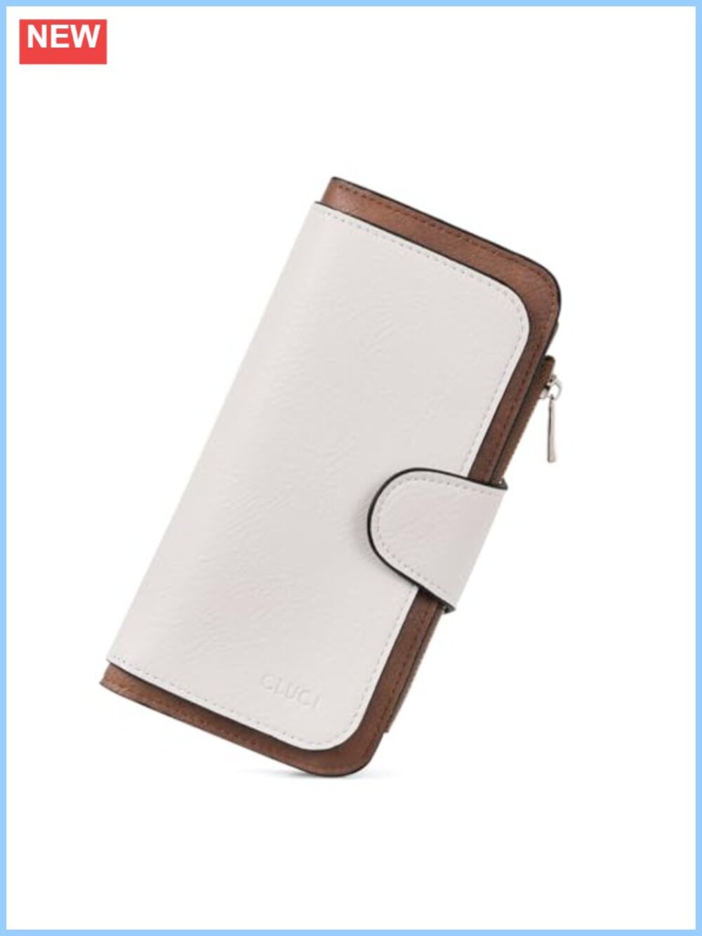 Leather RFID Blocking Trifold Wallet & Shoulder Bag Bundle